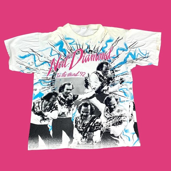 1992 Neil Diamond Tour T-shirt - Picture 1 of 5